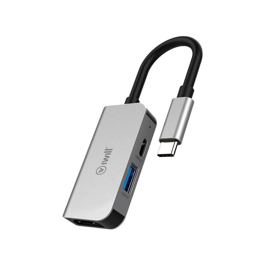 HUB USB-C Mini - Adaptador 3 em 1